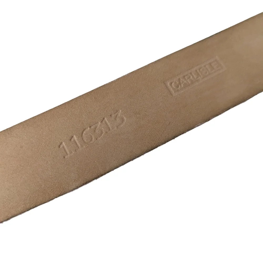 Carlisle Light Pink Leather Belt Size Medium